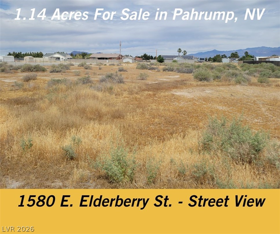1580 E Elderberry Street, Pahrump 89048