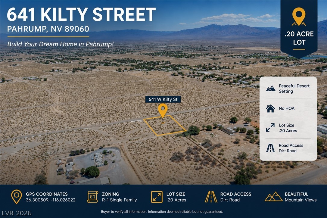 641 W Kilty Street, Pahrump 89060