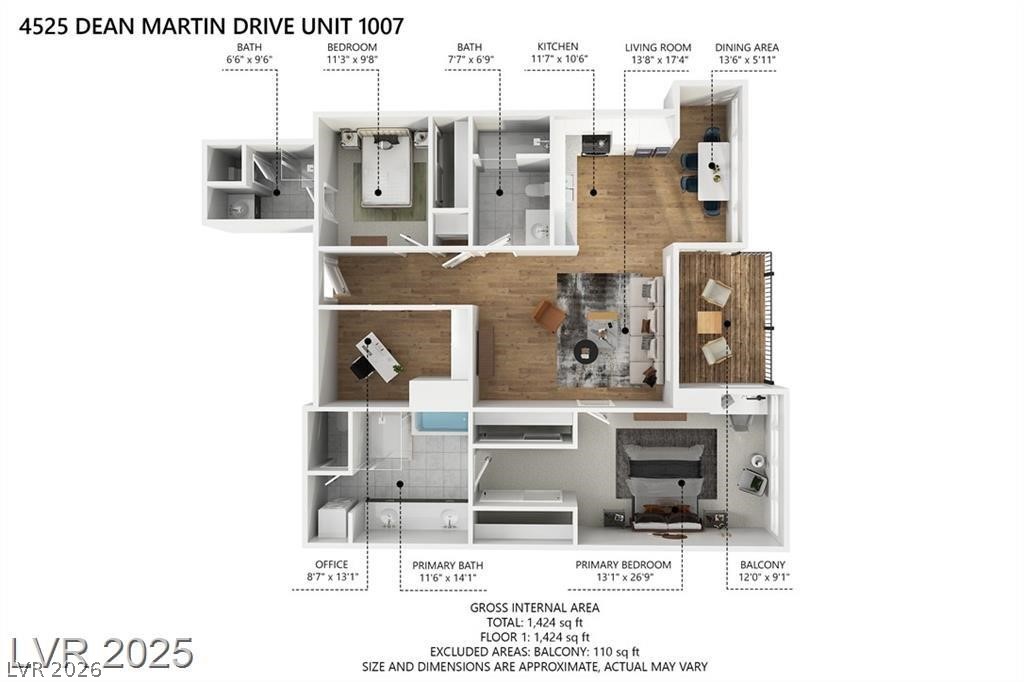 Photo 51 of 51, 4525 Dean Martin Drive #1007
